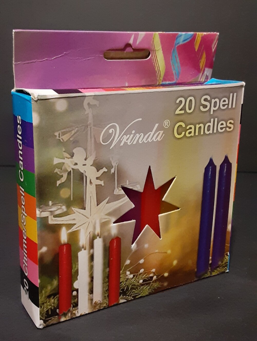 Spell or Chime Candles 20 Pcs 4" Unscented Rituals Prayers Blessings Magical NEW